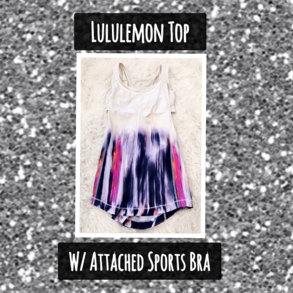 Lululemon Top w/ Attached Sports Bra🧘🏼‍♀️